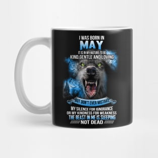 I Was Born In May Mug